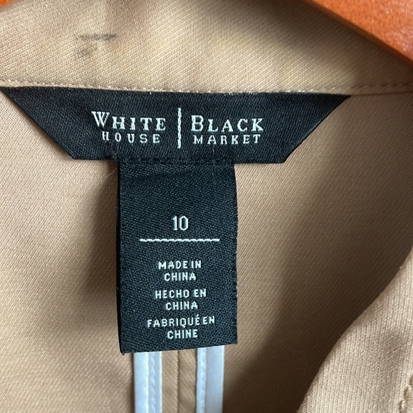 White House Black Market light weight jacket size 10 in mint condition. - Picture 9 of 17